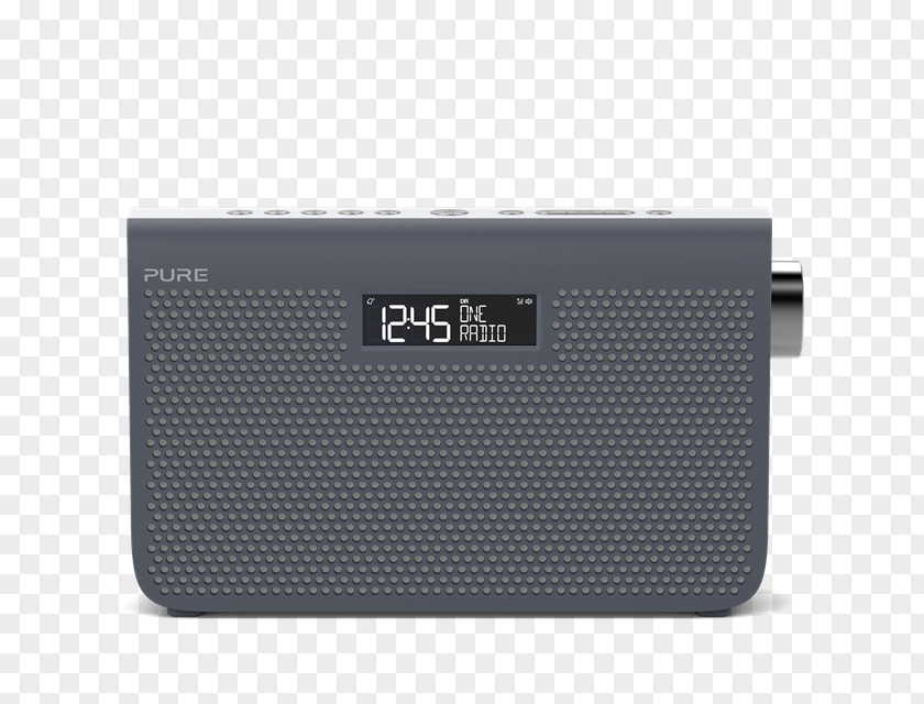 Radioworldfm PURE FM/DAB/DAB + One Midi S3 Graphite 3S Audio Maxi Radio PNG