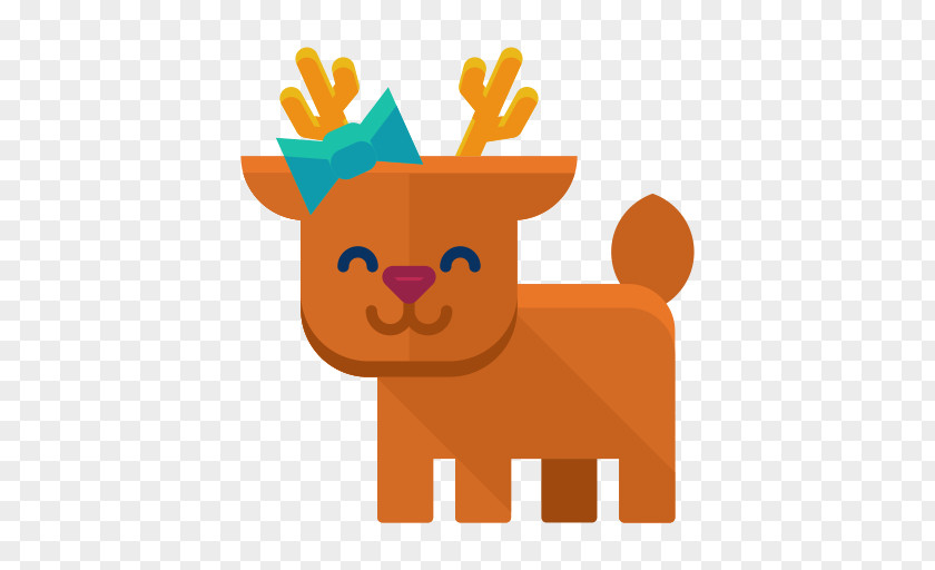 Reindeer Christmas Day Emoticon PNG