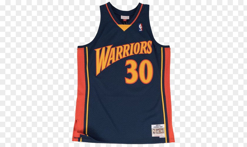 Allen Iverson Golden State Warriors 2009–10 NBA Season Jersey Swingman Mitchell & Ness Nostalgia Co. PNG