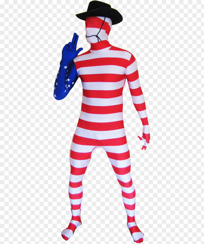 American Stars Flag Of The United States Morphsuits Costume Bodysuit PNG