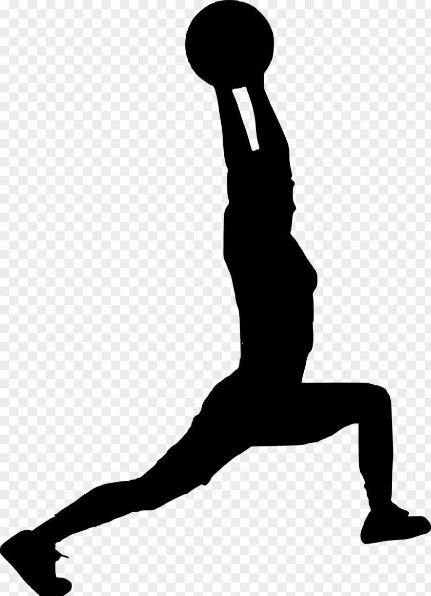 Basketball Silhouette Physical Fitness Exercise Yoga Bodybuilding Clip Art PNG