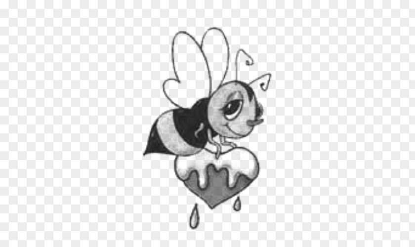 Bee Bumblebee Tattoo Honey Idea PNG