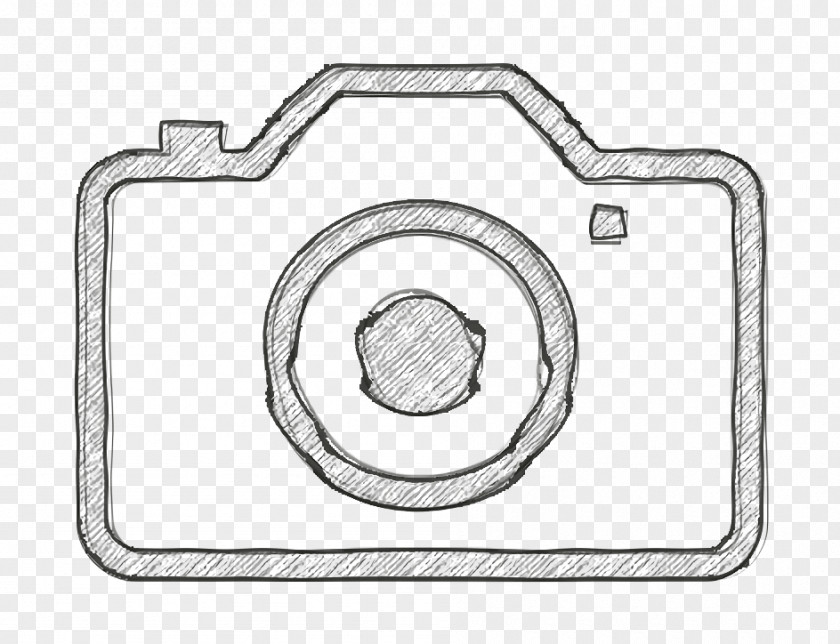 Line Art Camera Icon PNG