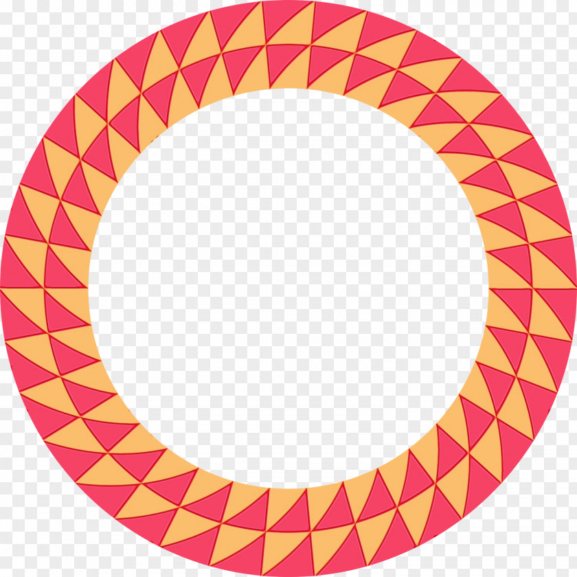 Oval Pink Circle Line Clip Art PNG