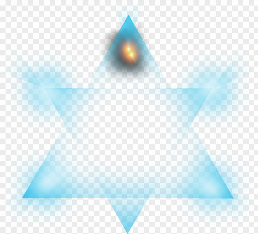 Blue Star Creative Light Effect Desktop Wallpaper Sky Triangle PNG