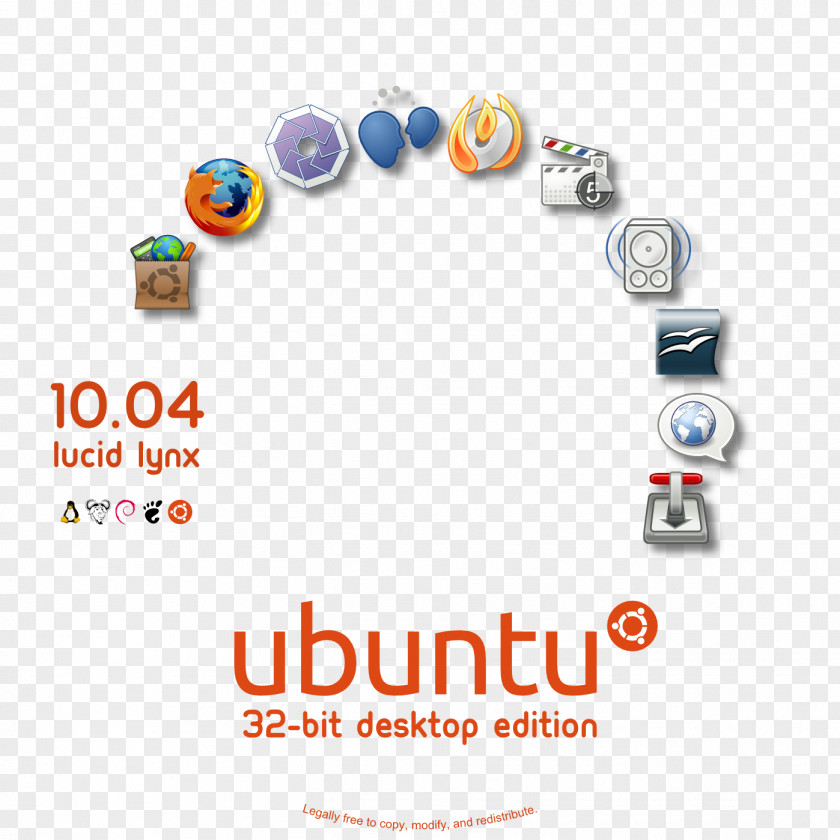 Linux Ubuntu 10.04 32-bit 64-bit Computing PNG