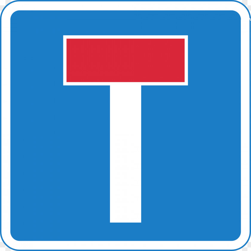 Road Traffic Sign Dead End PNG