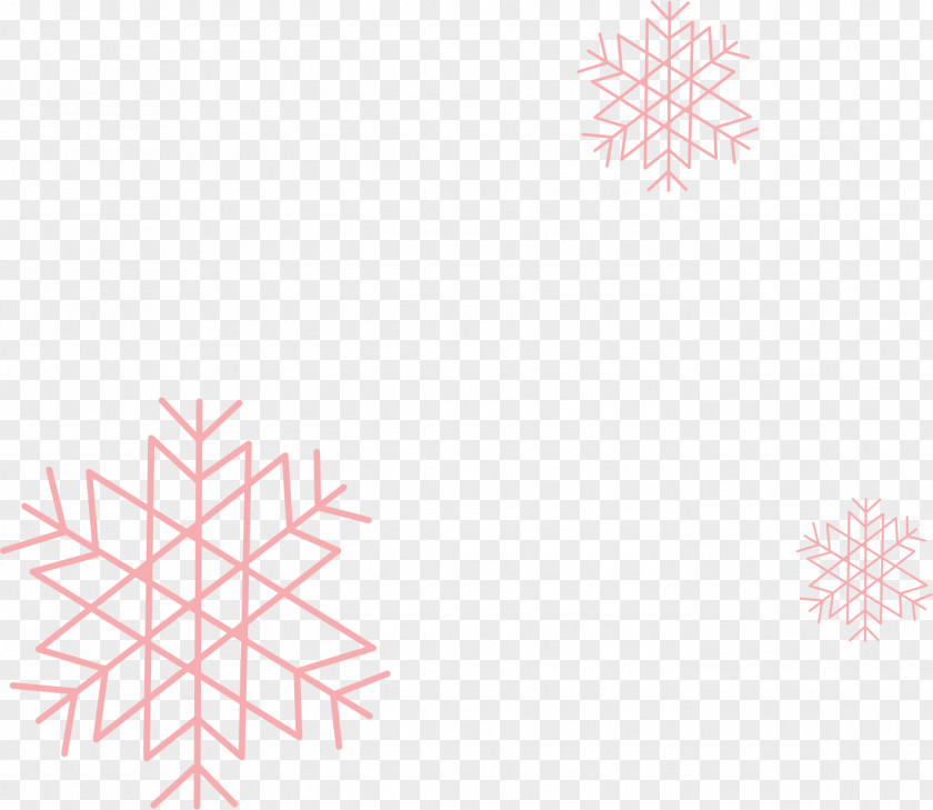 Vector Snowflakes Float Snowflake Pattern PNG
