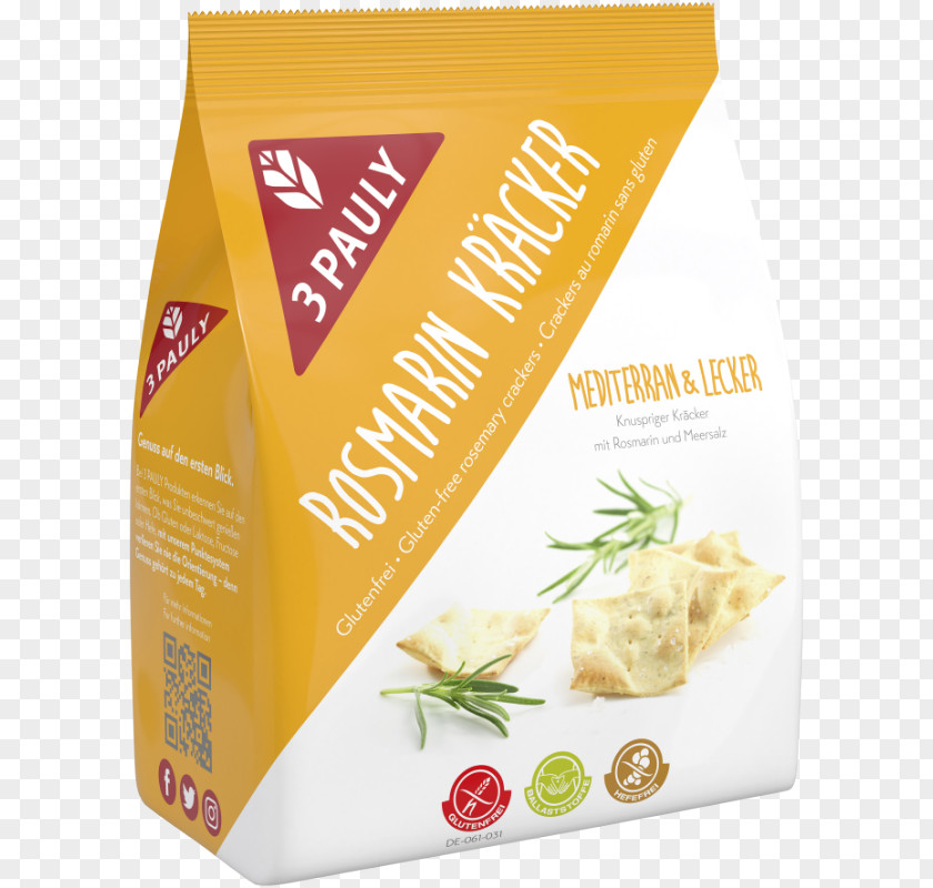 Bread Crispbread Cracker Gluten-free Diet Rosemary PNG