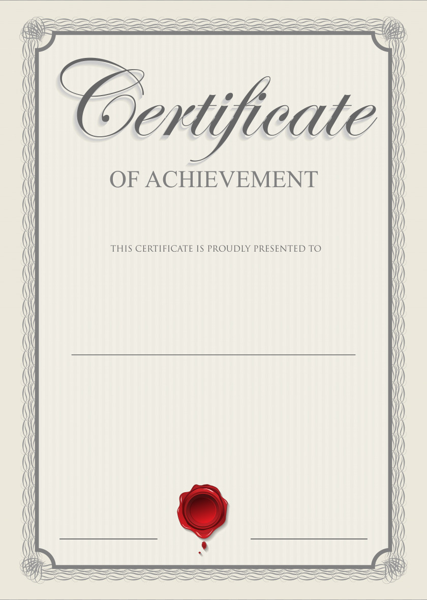 Certificate Clip Art Image Academic Template PNG