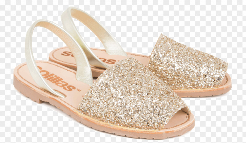 Glitter Material Shoe Sandal Footwear Solillas Fashion PNG