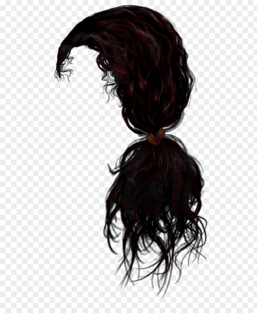 Hair 4 Transplantation Wig Long PNG