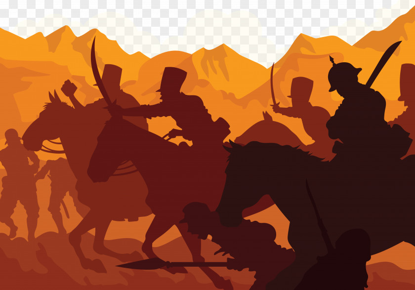 Warrior In War Euclidean Vector PNG