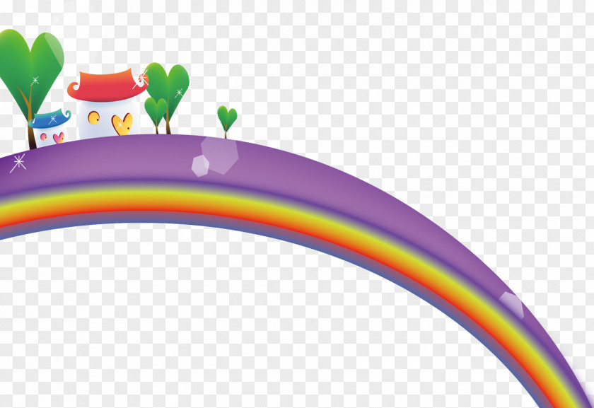 Cartoon Rainbow Download Illustration PNG
