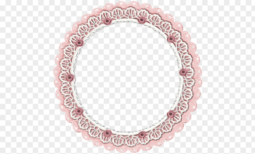 Metal Oval Pink Circle PNG