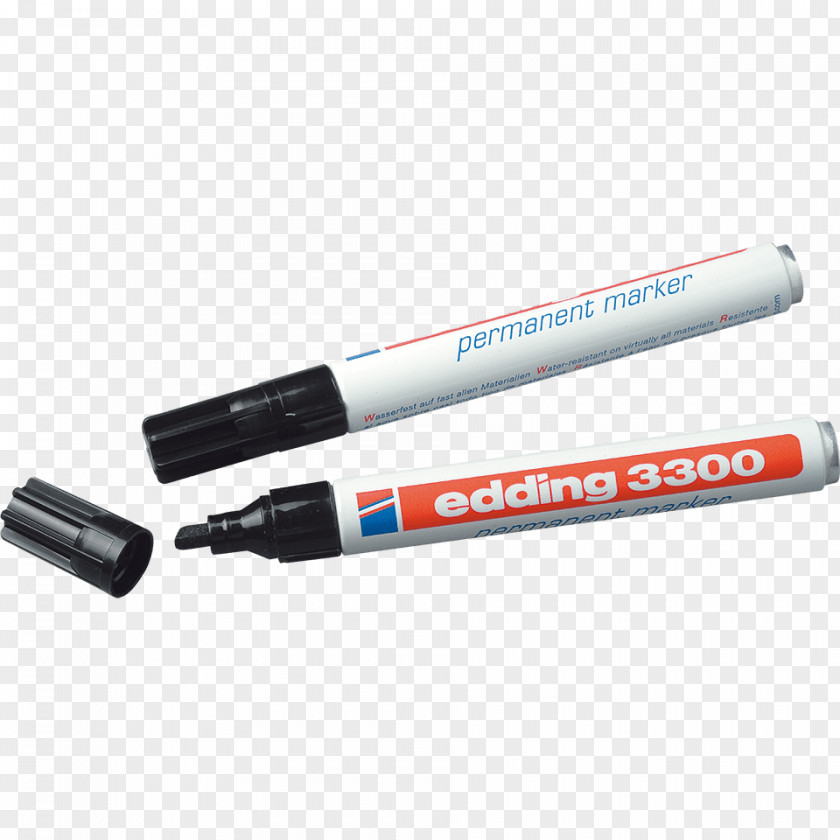Metalmaker Edding Marker Pen Pencil Black Afacere PNG