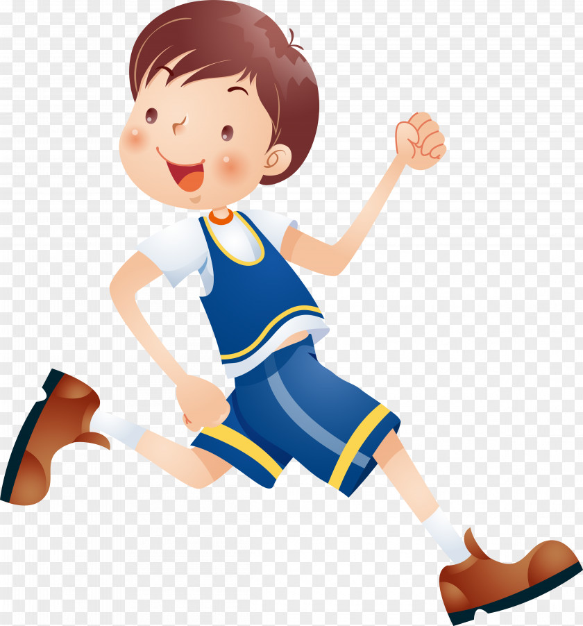 Running Kids Child Cartoon Clip Art PNG