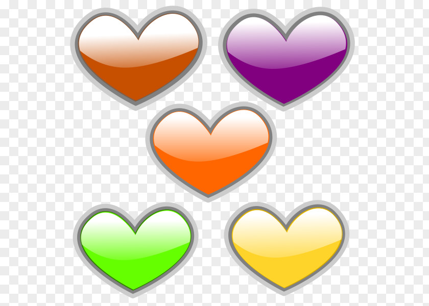 3 Heart Cliparts Clip Art PNG