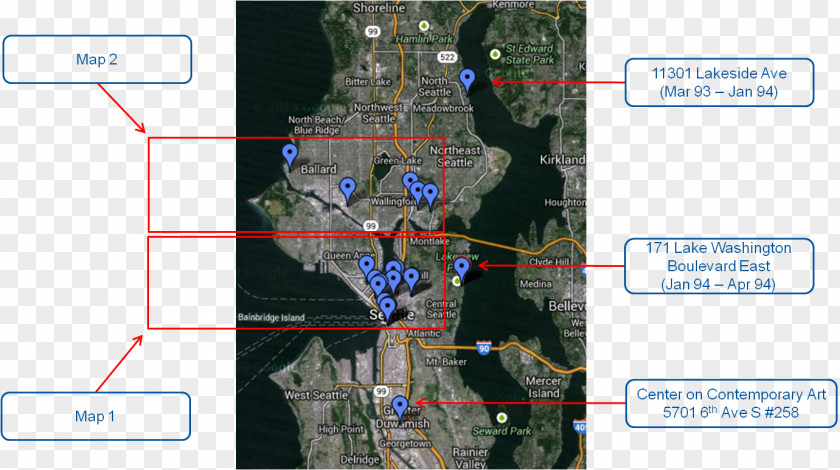 Map Seattle Nirvana Forgotten Tune Tacoma PNG
