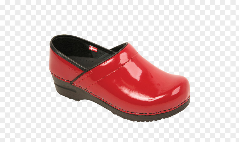 Patent Leather Clog Shoe Size PNG