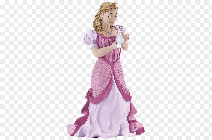Renaissance Dress Safari Ltd Princess Toy Figurine Lilac PNG