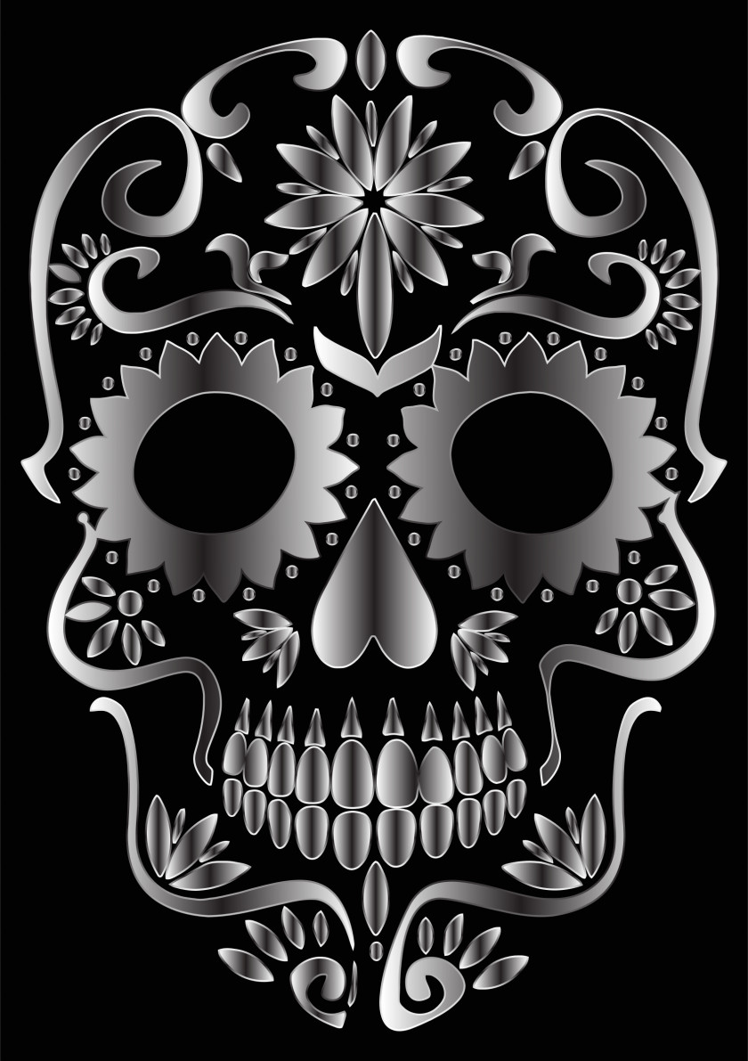 Skull Silhouette Cliparts Calavera Art Clip PNG