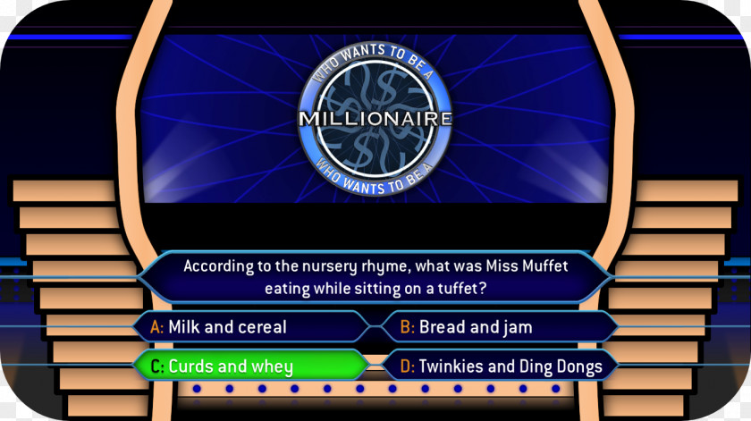 Who Wants To Be A Millionaire Game Show Television Art PNG
