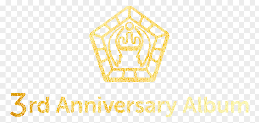 3rd Anniversary Logo Brand Line PNG