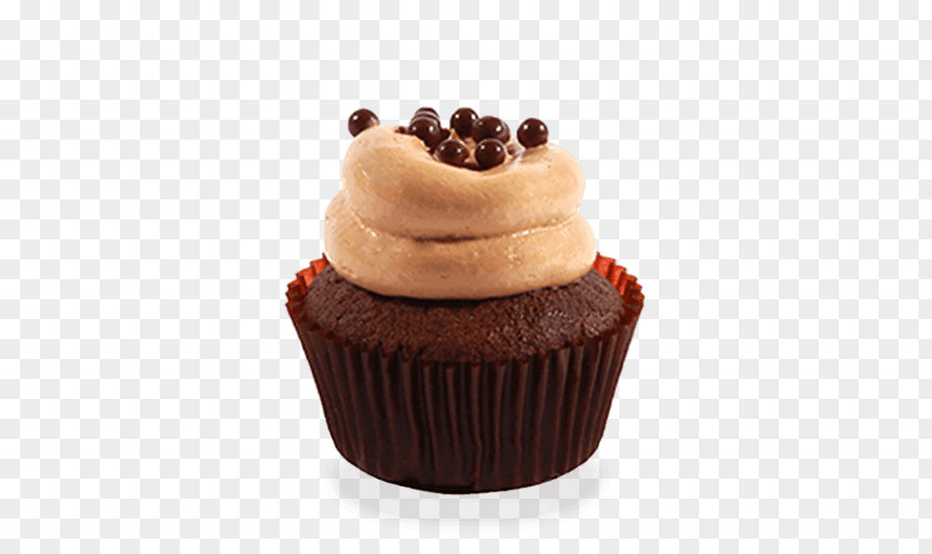 Chocolate Cupcake Fudge Frosting & Icing S'more Peanut Butter Cup PNG