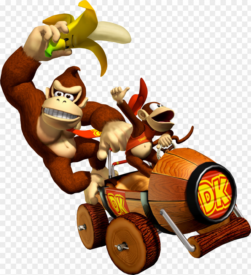 Donkey Kong Country Mario Kart: Double Dash Kart 7 Wii PNG