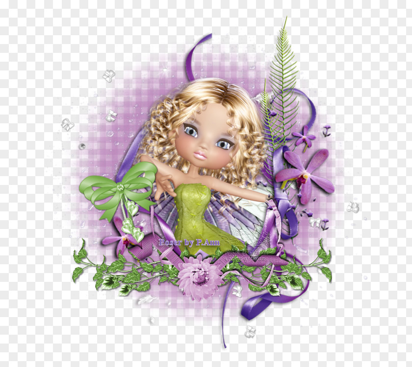 Fairy Christmas Ornament Doll PNG