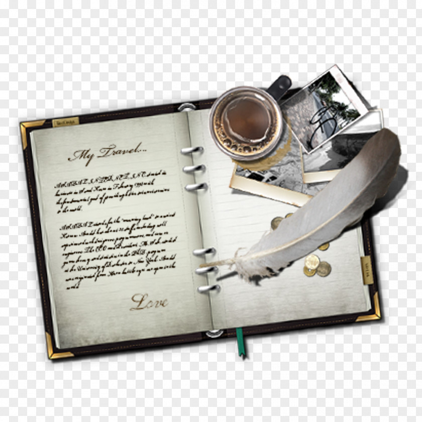 Free Coffee Cup To Pull Creative Notebook Download PNG