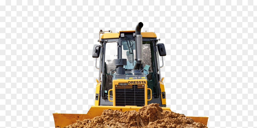 Twowheel Tractor Bulldozer Heavy Machinery Dressta LiuGong PNG