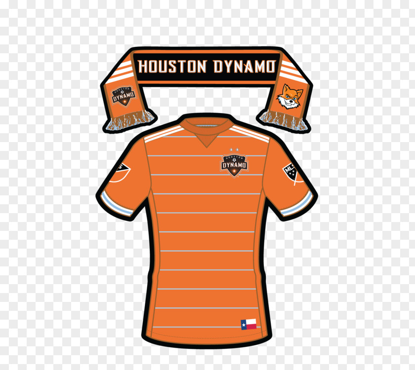 Dynamo Houston Sports Fan Jersey T-shirt MLS PNG