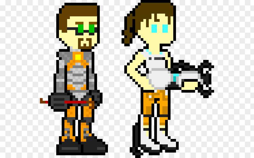 Half-Life 2 Portal Gordon Freeman Sprite Chell PNG