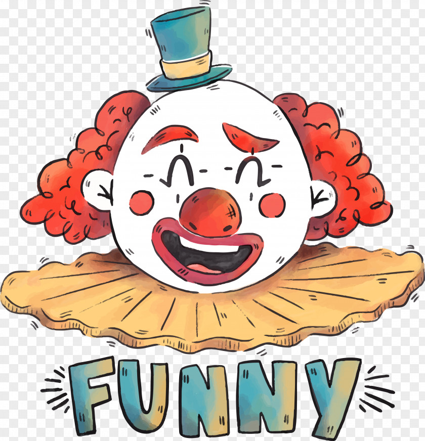 Painted Clown Circus PNG
