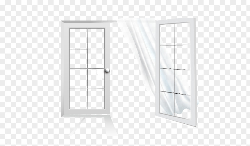 Vector Windows Window Architecture Shelf Daylighting Black And White PNG
