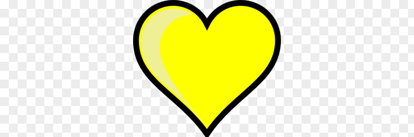 Yellow Cliparts Heart Clip Art PNG
