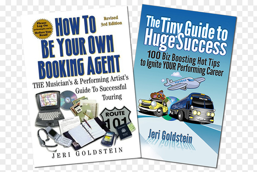 Book How To Be Your Own Booking Agent: The Musician's & Performing Artist's Guide Successful Touring Advertising Performance Fee Edition PNG