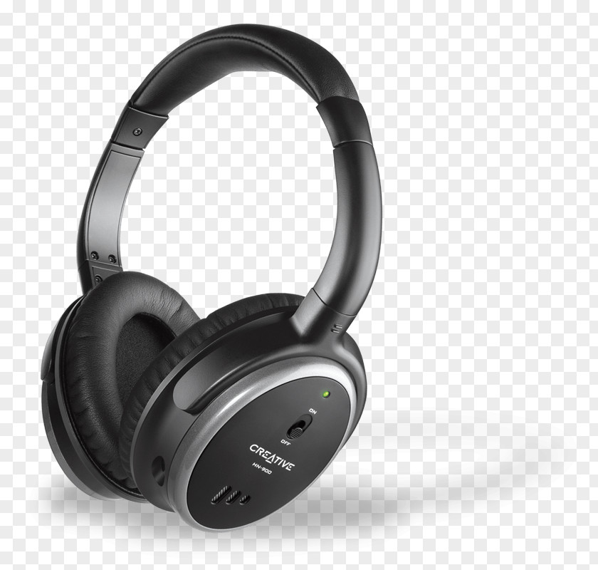 HeadsetFull Size Audio Active Noise ControlNoise-cancelling Headphones Noise-cancelling Creative HN-900 PNG