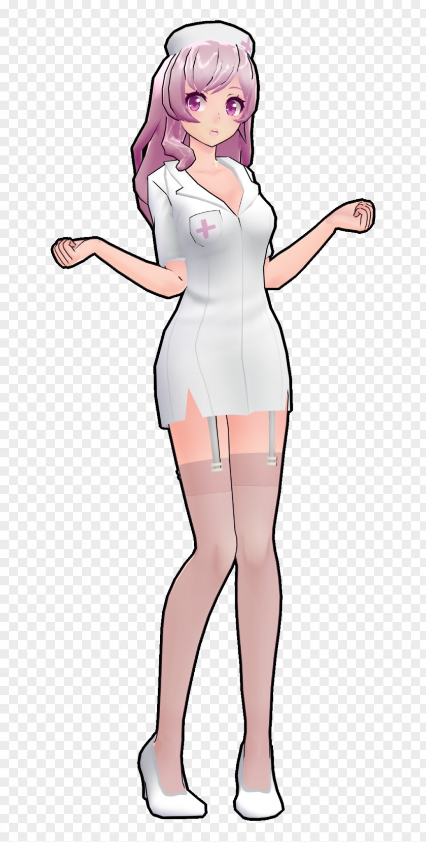 Male Nurse Yandere Simulator Jurassic Museum Of Asturias Finger Game PNG