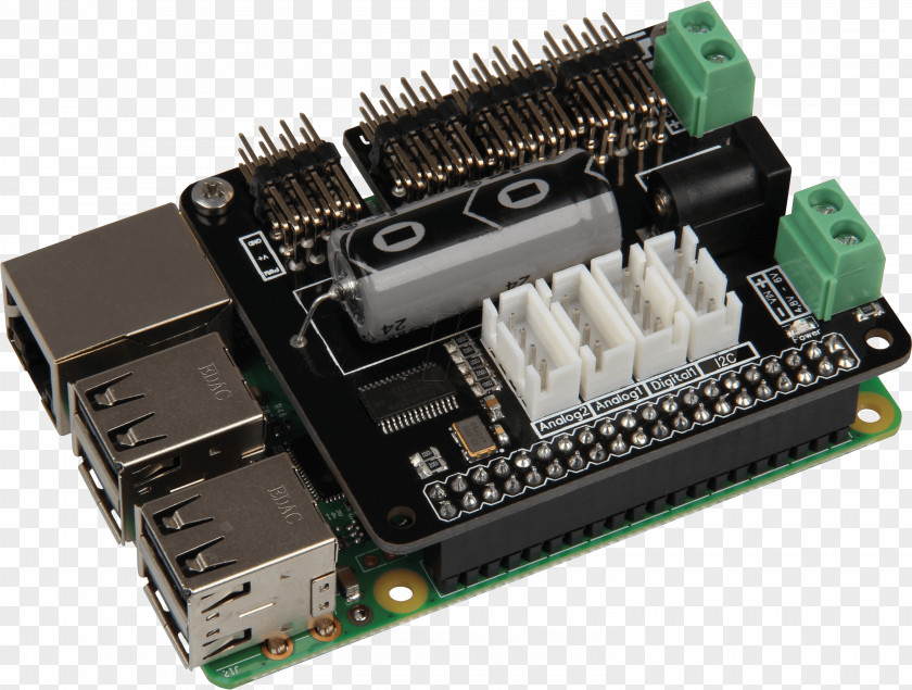 Raspberry Electronics Pi Printed Circuit Board Conrad Electronic Microcontroller PNG