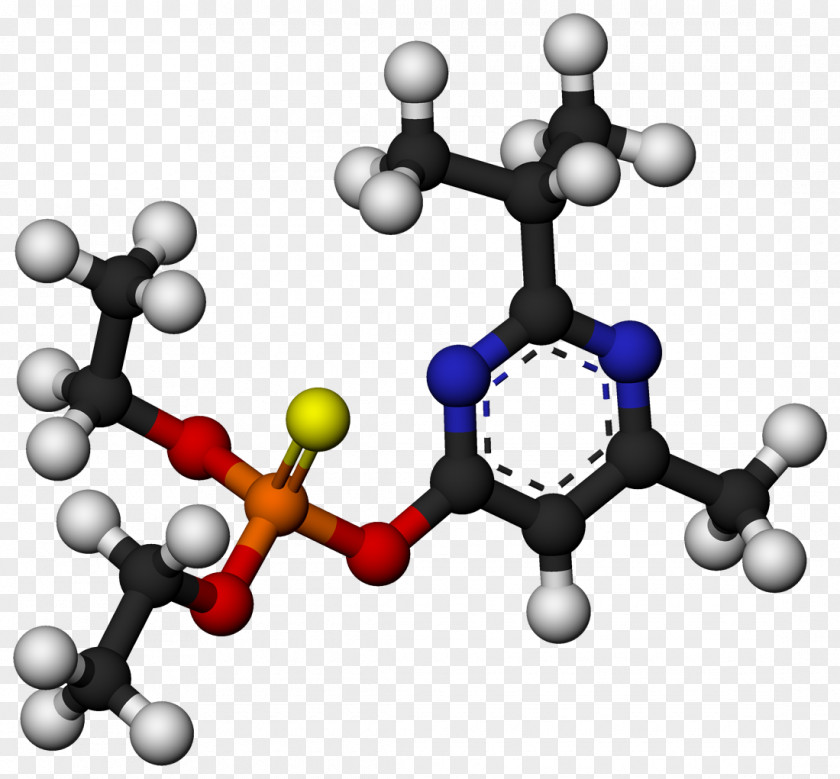 Chemical Insecticide Diazinon Organophosphate Thiophosphate Structure PNG