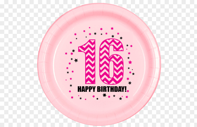 Happy Birthday Pink M Dessert Font PNG