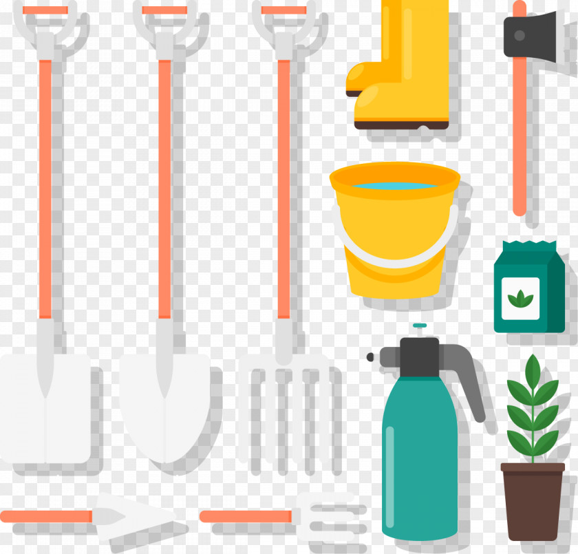 Vector Cultivation Tools Clip Art PNG