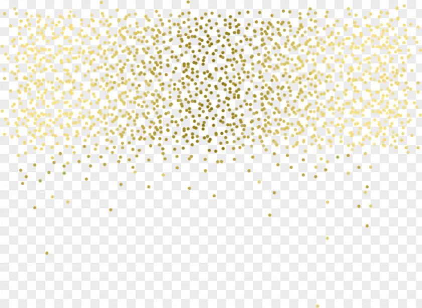 Yellow Gold Confetti Background PNG
