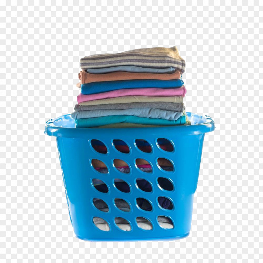 A Basket Of Folded Clothes Stock Photography Clothing Royalty-free PNG