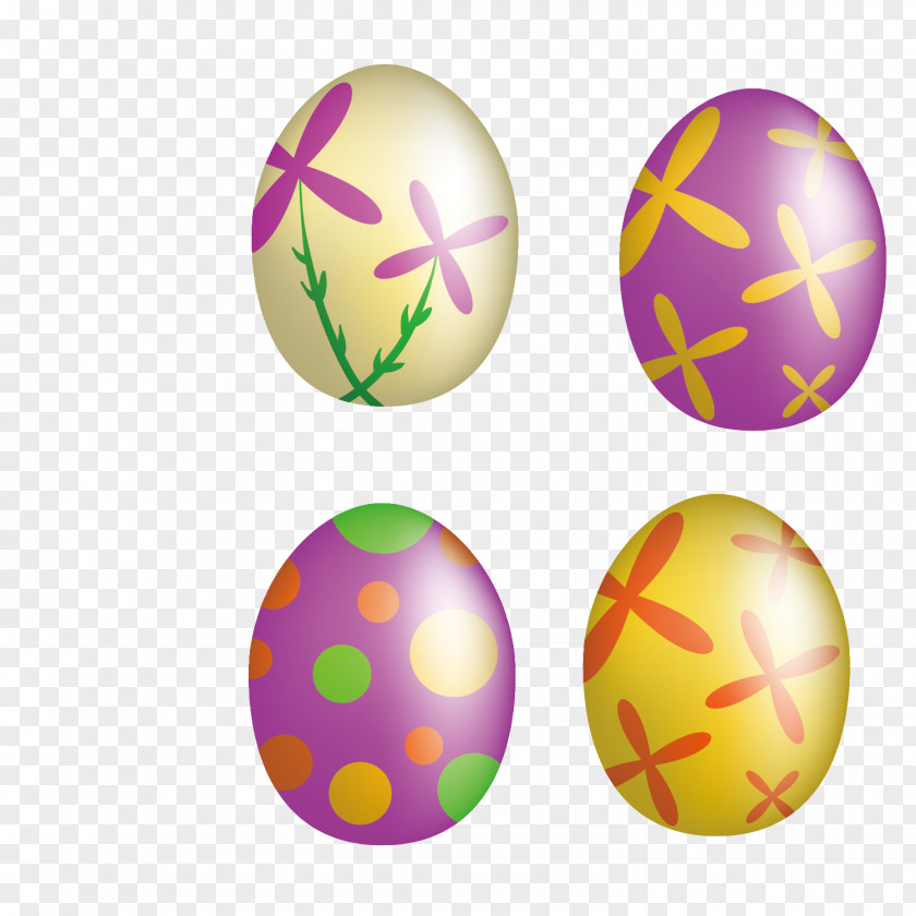 Creative Easter Painted Eggs Egg Chicken Clip Art PNG