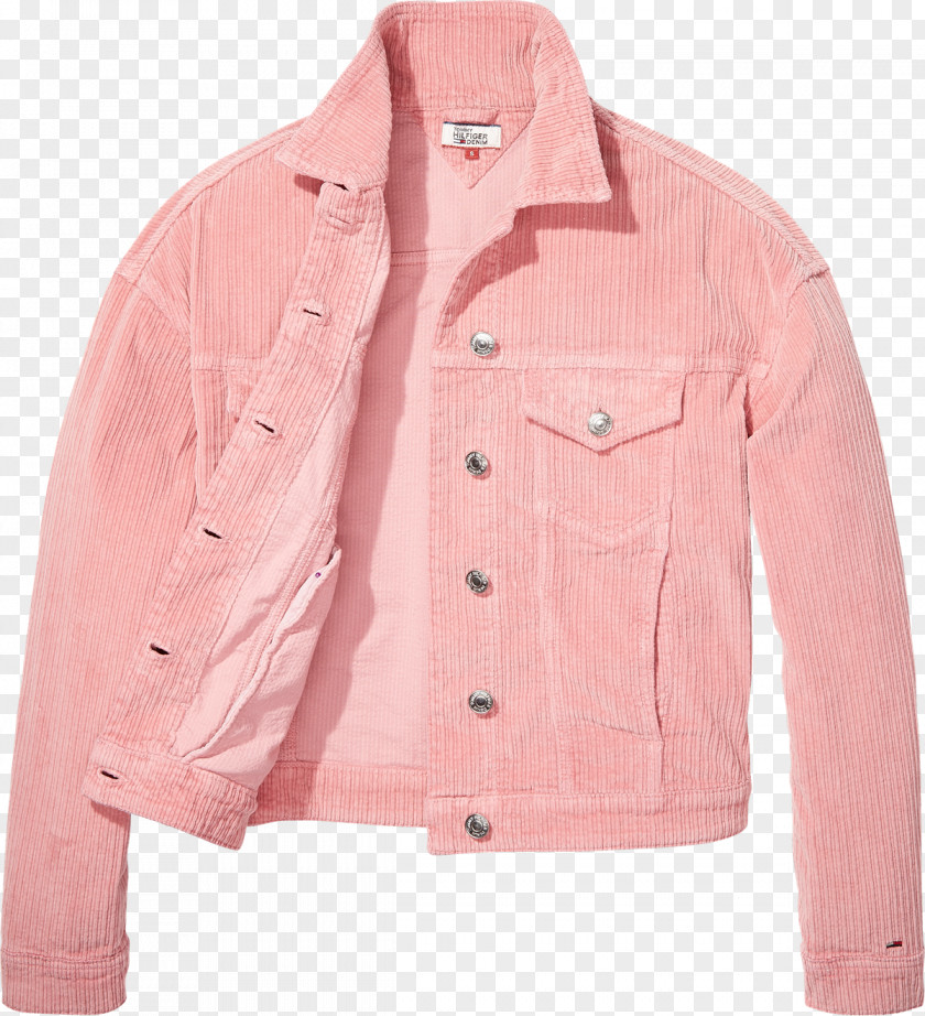Jacket Pink M Sleeve Button Barnes & Noble PNG