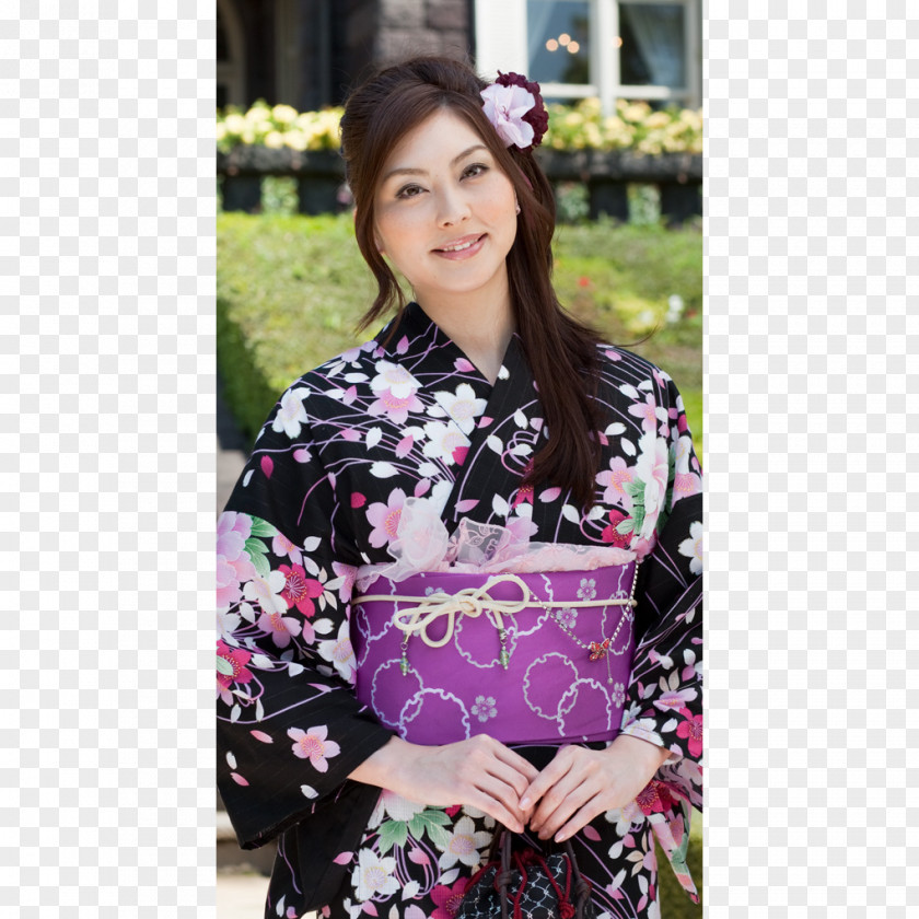 Japanese Kimono Textile Shoulder Pink M Sleeve PNG